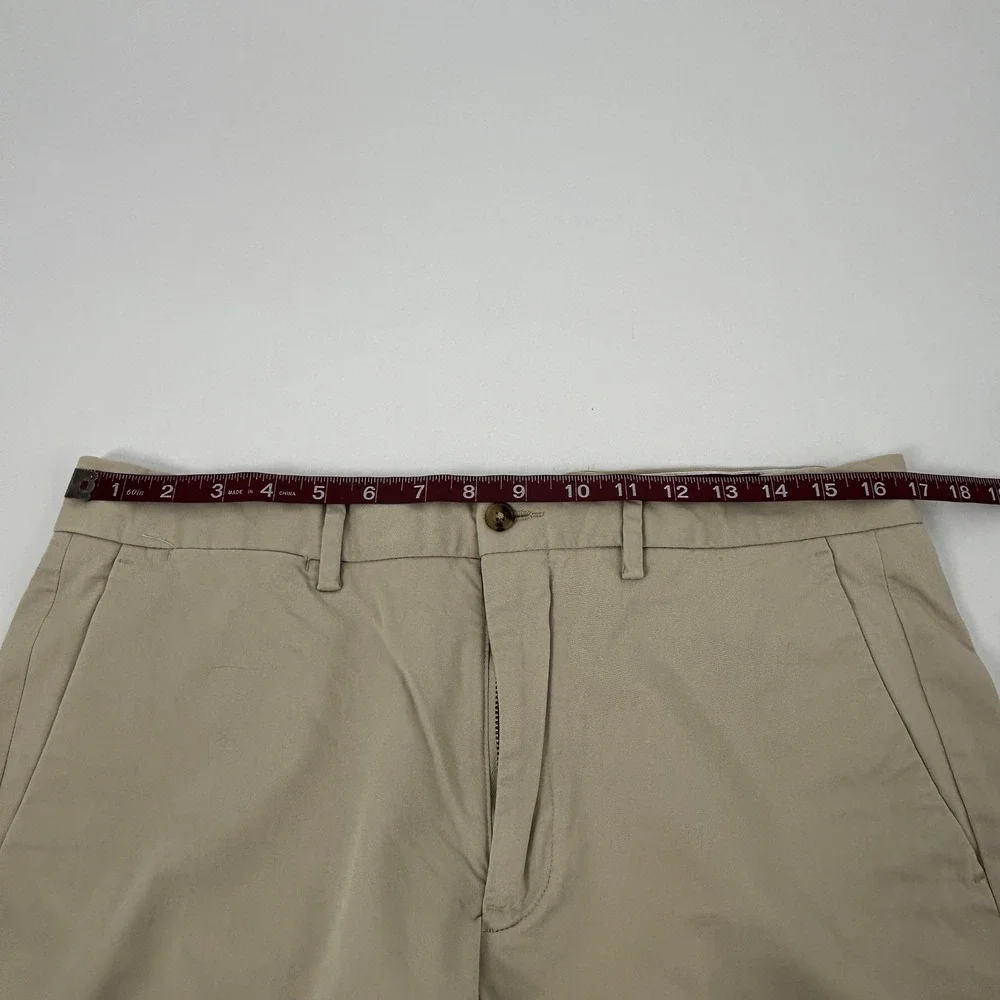 Polo Ralph Lauren Stretch Straight Fit Newport Pants Mens 34x34 Khaki Flat Front